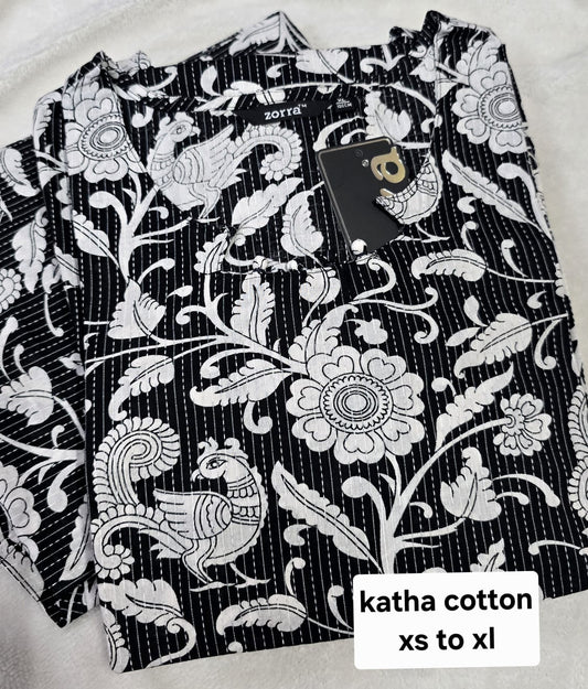 Zorra Cotton Straight Cut Kurtis