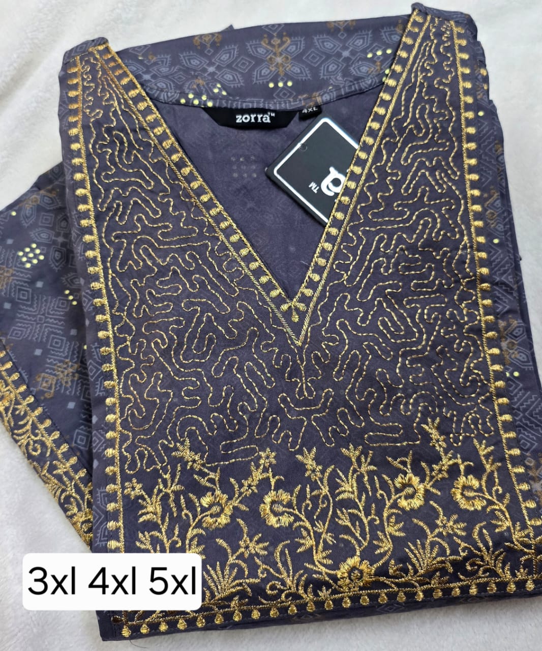 Zorra Rayon Straight Cut Kurti (Jumbo Size)