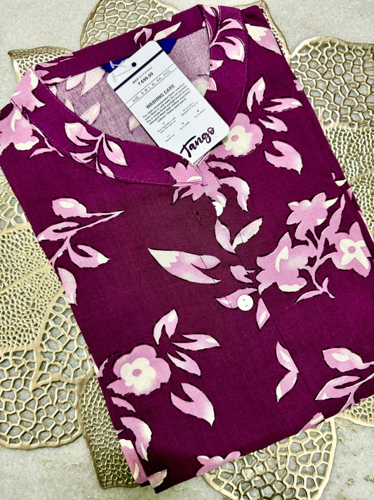 Tango Rayon Straight Cut Kurti (Jumbo Size)