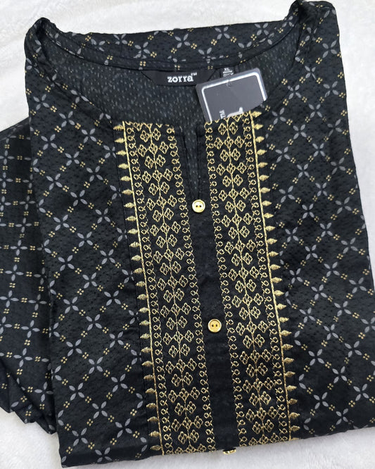 Zorra Rayon Embriodery Kurti