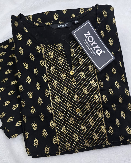 Zorra Rayon Embriodery Kurti
