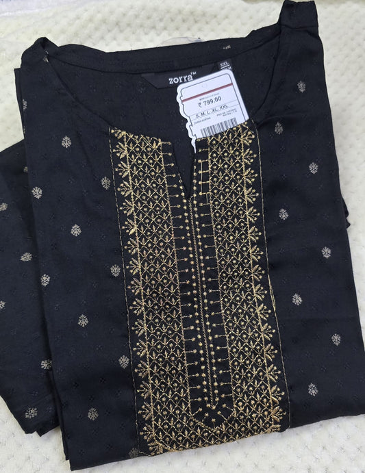 Zorra Rayon Straight Cut Kurti