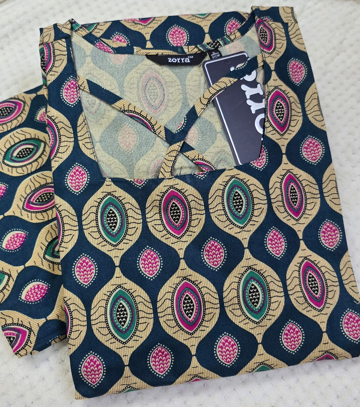 Zorra Cotton Straight Cut Kurti