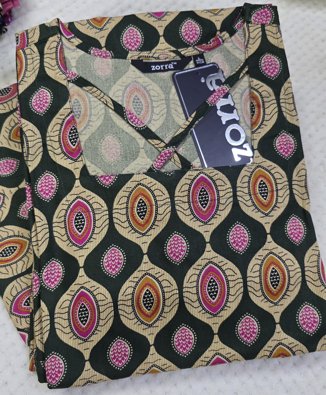 Zorra Cotton Straight Cut Kurti