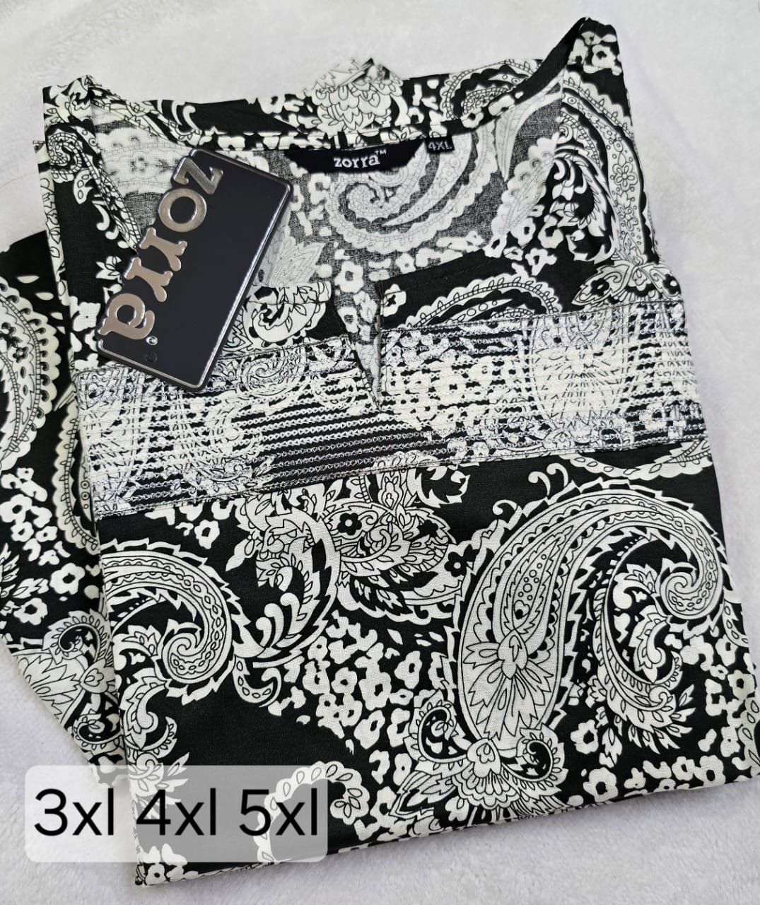 Zorra Rayon Straight Cut Kurti (Jumbo Size)