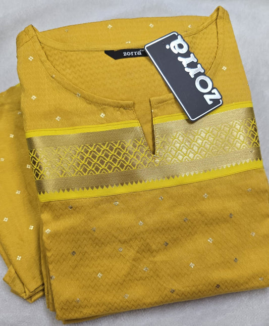 Zorra Cotton Straight Cut Kurti