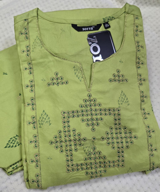 Zorra Rayon Straight Cut Kurti